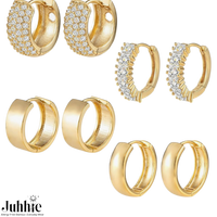 C) #1  - 4 pairs 14K Gold